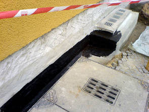 Aussenwand-Teilabdichtung